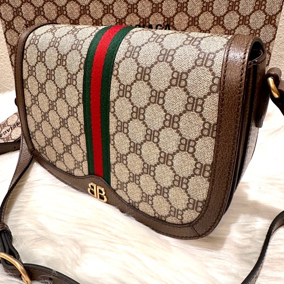 NEW Gucci x Balenciaga The Hacker Project Medium Shoulder Bag - Picture 2 of 13